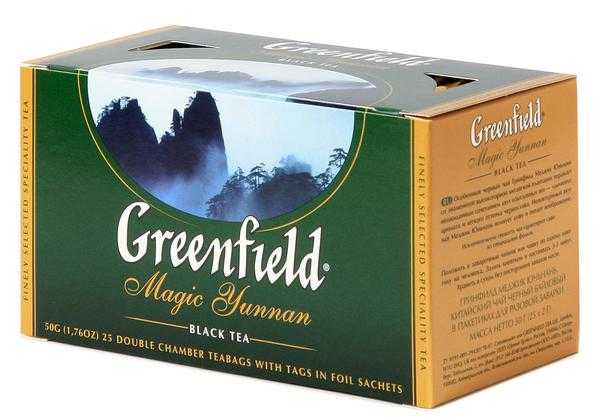 Коробка чая Гринфилд