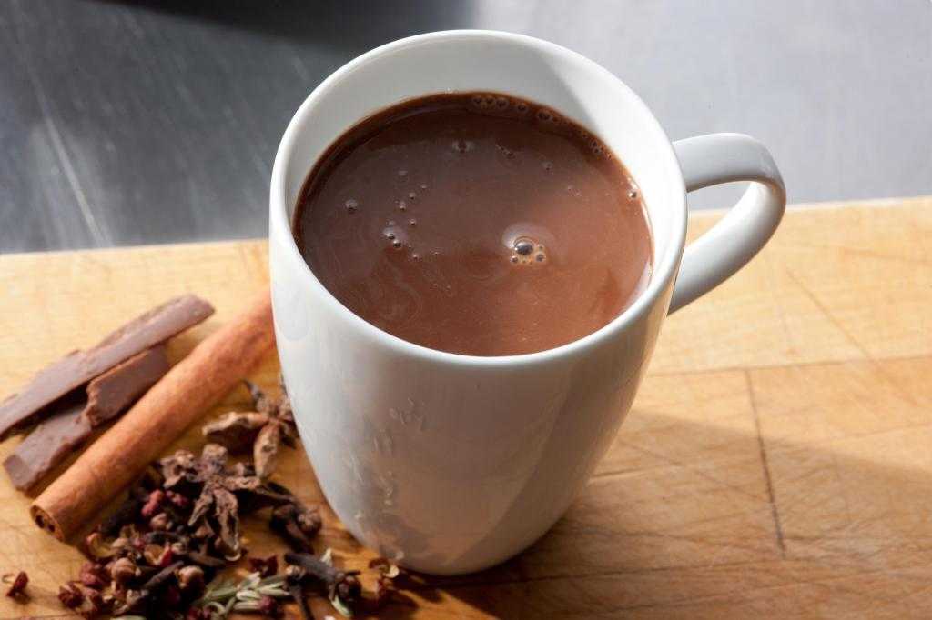 приготовление горячего шоколада