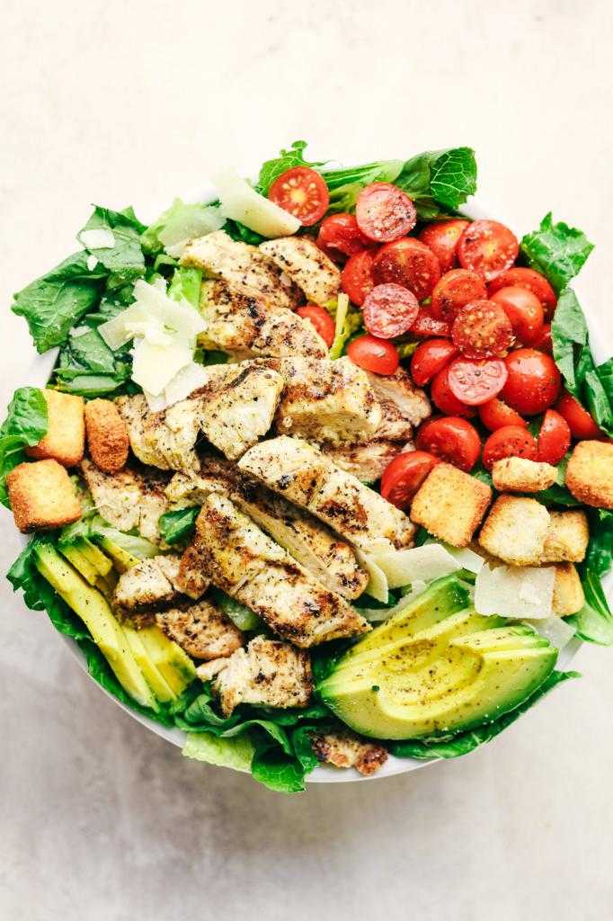 легкий салат с курицей рецепт с фото