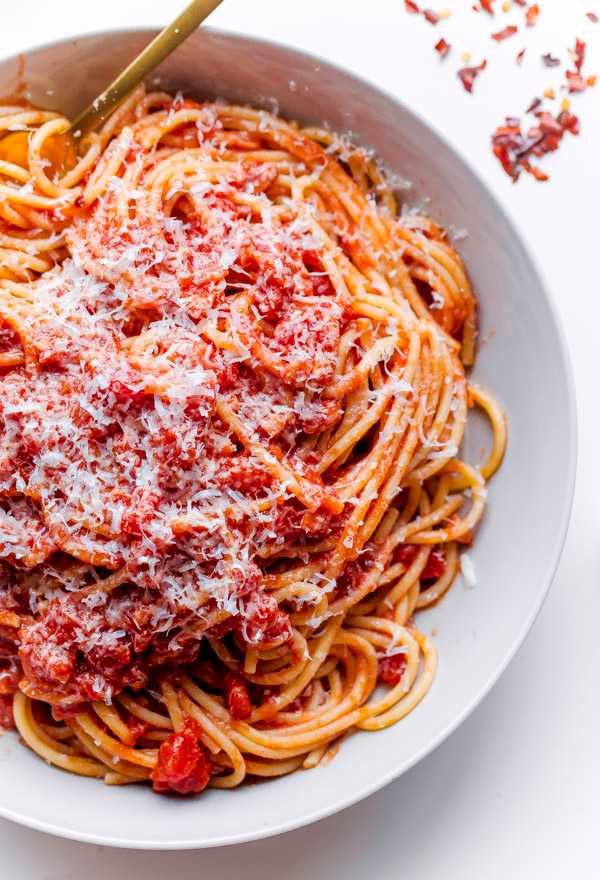 Спагетти аматричиана