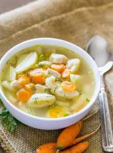 Суп с галушками: рецепт приготовления с фото