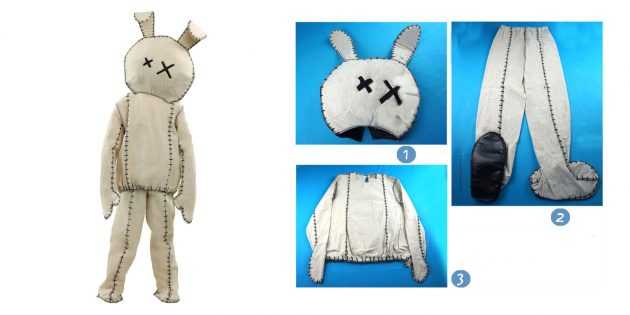 костюмы на Хеллоуин: труп кролика
