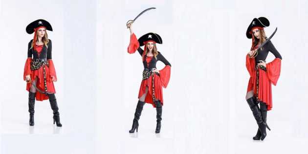 костюмы на Хеллоуин: пиратка