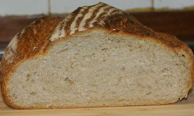 Белый заварной хлеб
