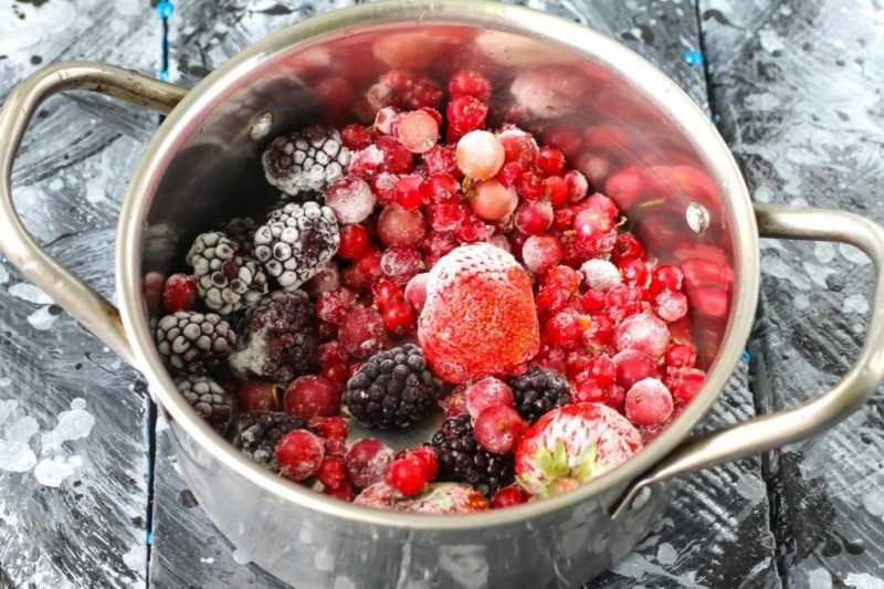 Кисель из замороженных ягод рецепт