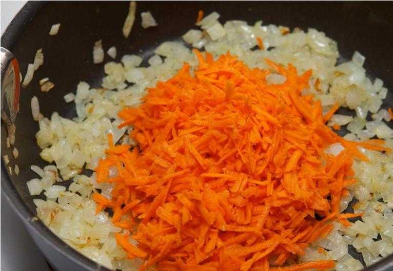 пассеровка лука и моркови