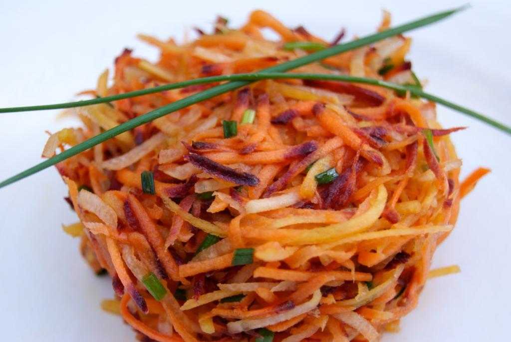 диетический салат из свеклы и моркови