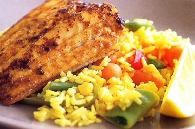 Рис с овощами на гарнир к рыбе
