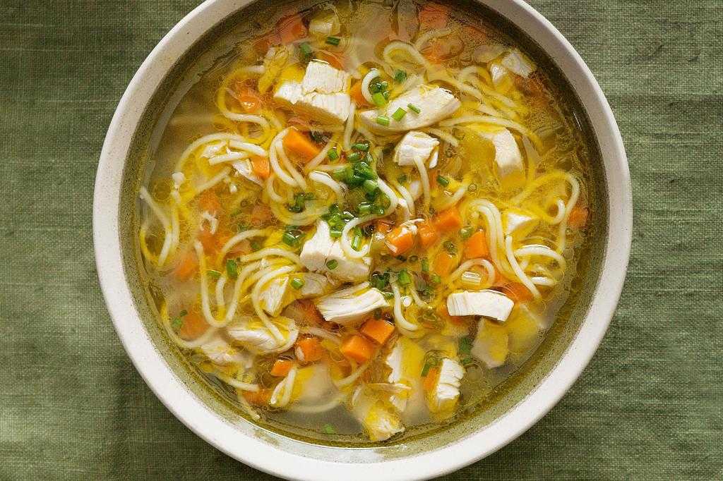 как правильно сварить куриный суп с вермишелью