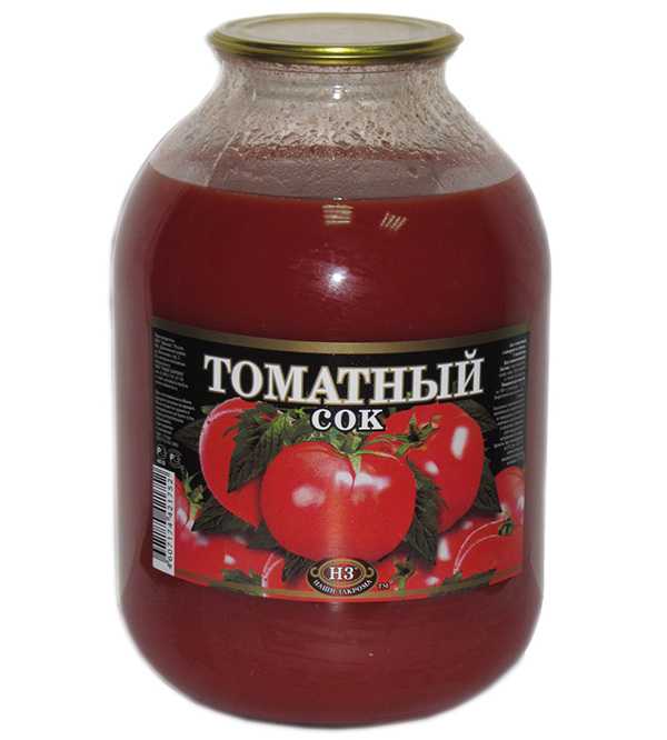 томатный сок в банке