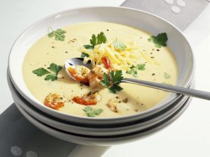 Суп с креветками и сыром: рецепт приготовления с фото