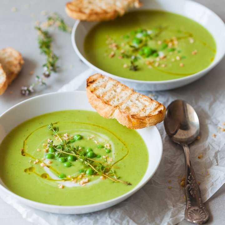 суп пюре из зеленого горошка консервированного рецепт