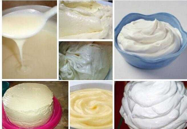 процесс приготовления крема