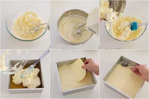 творожный чизкейк с желатином без выпечки пошаговый рецепт
