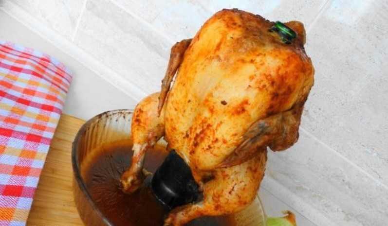 как запечь курицу в духовке целиком с корочкой