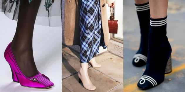 Женская обувь: Обувь с квадратными носками