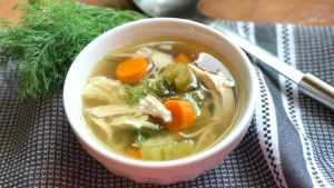 Диетический суп из куриной грудки: рецепт с фото