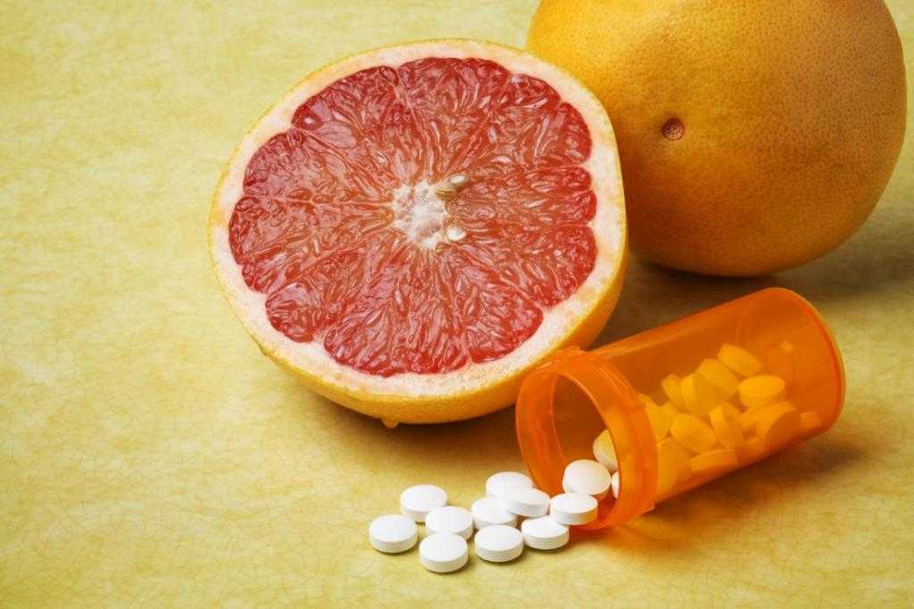 взаимодействие грейпфрута с медикаментами