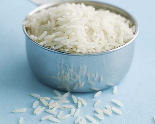 Белый рис.