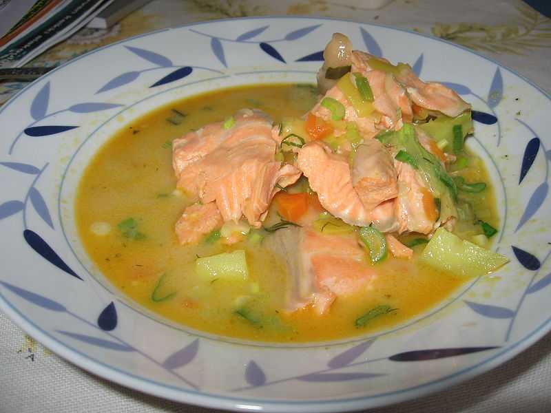 рецепт финского супа со сливками и лососем