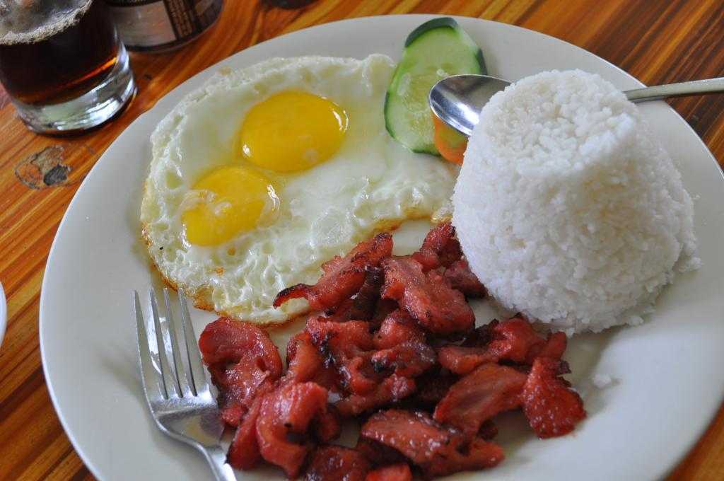 Привычный филиппинский завтрак
