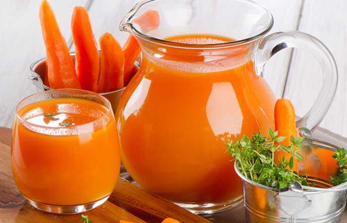 Морковный напиток.