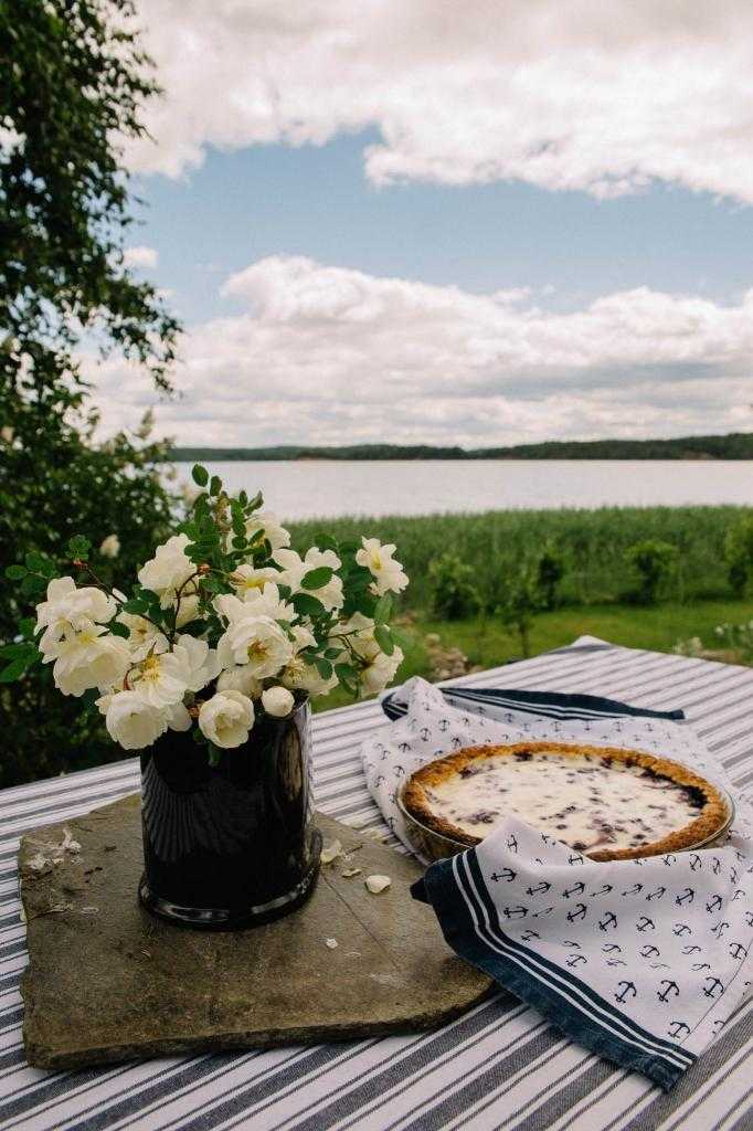 рецепт финского черничного пирога