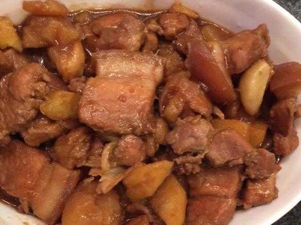 жаркое из свинины с картошкой на сковороде рецепт